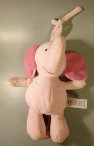 Child Of Mine Pink Elephant Pull Music Plush. Carter's. 9.5" Long. 2015. - Picture 1 of 8
