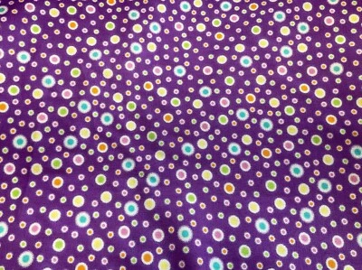 BLANK QUILTING- EMELIA DREAMS ON #9943-55 - 紫色 DOTS -- YARD 出品 — 第 1/2 张图片
