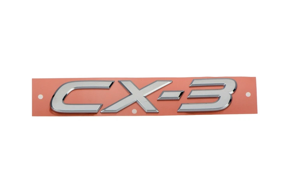 2016-2017 Mazda CX-3 Chrome Nameplate Emblem Logo OEM NEW D10J-51-721 Genuine - Image 1 of 1
