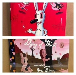 Gary Baseman Dumb Luck (used) + dying of thirst (sealed) books lot - Picture 1 of 23