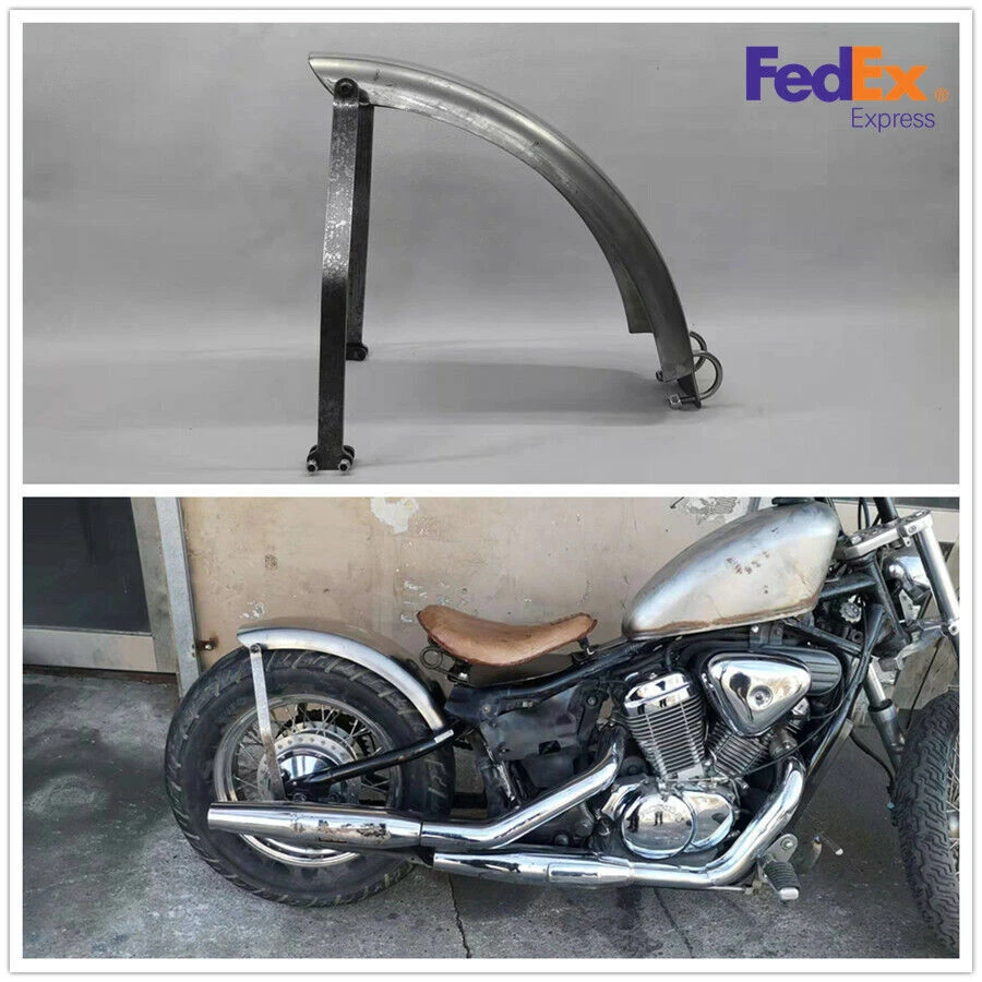 Steel Metal Motorcycle Rear Fender Mudguard For Honda Shadow 400 600 VLX 400 600 Foto 1 de 4