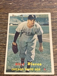 1957 Topps Billy Pierce #160 Chicago White Sox Sehr guter Zustand oder besser - Bild 1 von 2