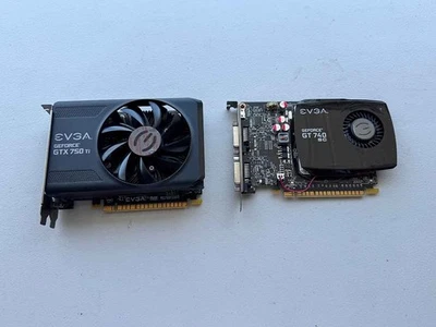 EVGA Geforce GTX 750 Ti / EVGA Geforce GT 740 SC Graphics Cards - Image 1 of 4