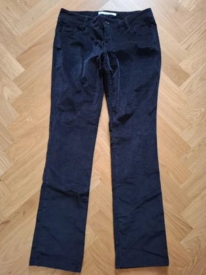 Zara Schwarze Samthose Gr.. 40 Wie Neu - Bild 1 von 3