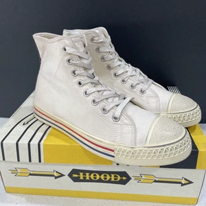 Tenis Mitchell & Ness Hood 1967 Rocket High Top - Vintage Natural Talla 10.5 - Imagen 1 de 16
