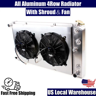 Radiador de rendimiento para Pontiac GTO LeMans Tempest 68-72 aluminio alta refrigeración Foto 1 de 4