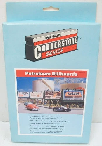 Walthers 933-3116 HO Scale Petroleum Billboards Kit - Image 1 of 1
