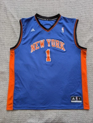 New York Knicks Basketball Jersey Mens XL Blue Amar'e Stoudemire NBA Adidas - Image 1 of 4