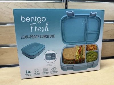 Bentgo свежий герметичный ланч-бокс 4 отсека цвет морской волны синий большая емкость - Изображение 1 из 2