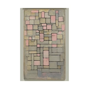 Composición 8, 1914 por Piet Mondrian arte moderno abstracto póster decoración de pared - Imagen 1 de 19