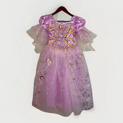 Rapunzel Disney Store Dress up Size 7-8 Tangled Halloween Costume Princess - Image 1 of 4