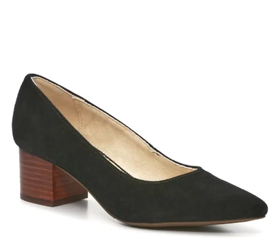 Zapatos de salón Hush Puppies Sofie para mujer | Gamuza negra | 10 medianos de EE. UU. Foto 1 de 4