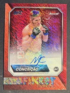 2024 Finest UFC Rookie Melquizael Conceicao Costa #RFA-MC Auto RC Red Shimmer SP - Picture 1 of 1