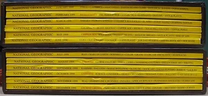 National Geographic Magazine 1999 mit Karten und Lederhüllen - Bild 1 von 5