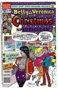 Archie Giant Series #629 Betty and Veronica Navidad Espectacular Buen/En muy buen estado Enero 1992 - Imagen 1 de 3