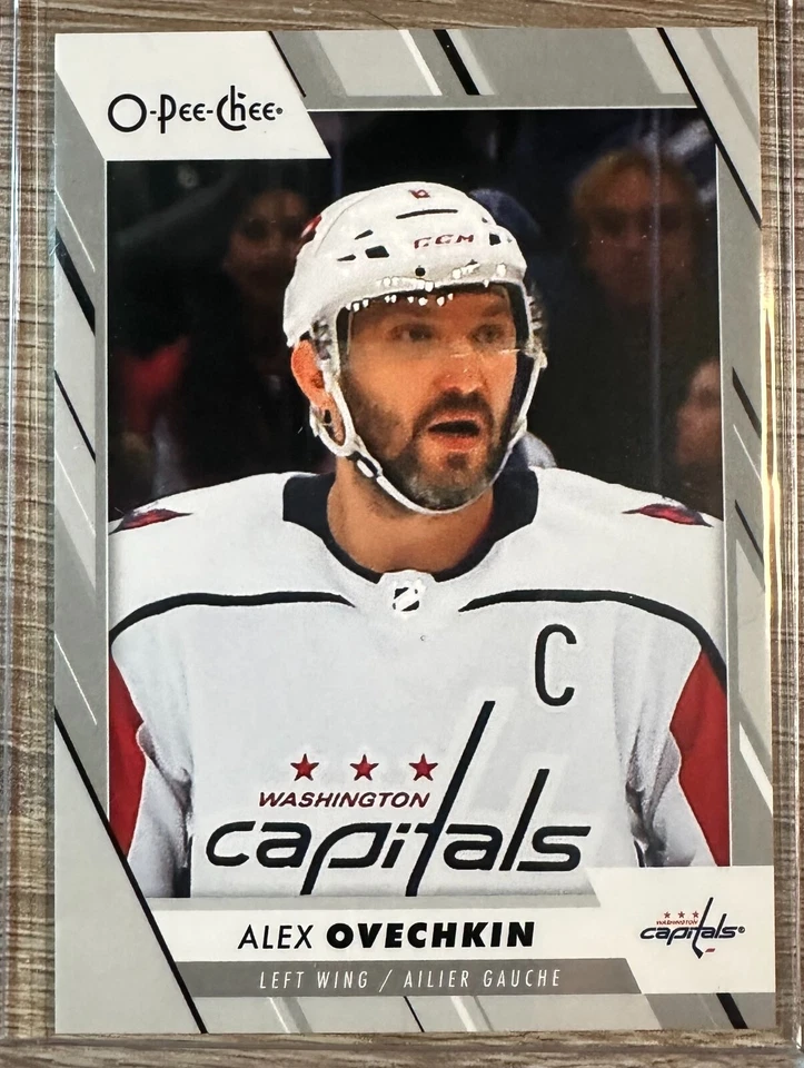 2023-24 OPC O-PEE-CHEE HOCKEY ALEX OVECHKIN PORTRAIT PHOTO VARIATION SSP #8 - Image 1 of 2
