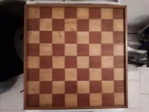 DAMA SCACCHIERA IN LEGNO - Foto 1 di 6