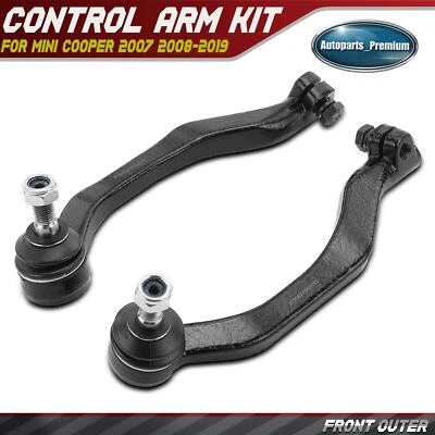 2x Left & Right Outer Tie Rod End for Mini Cooper 07-19 32106778437 32106778438 - Image 1 of 4