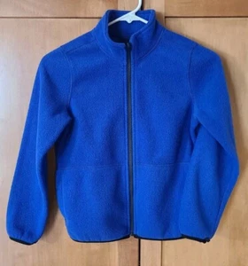 The Childrens Place BOYS  Fleece Full Zip Jacket - Sz M 7/8 BLUE  - Picture 1 of 5