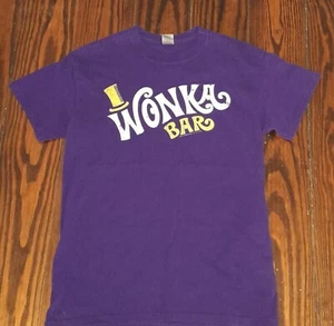 tshirt small Wonka bar candy willy movie 17.5 inches pit2pit - Picture 1 of 3