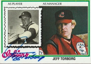 JEFF TORBORG CLEVELAND INDIANS SIGNED 1978 TOPPS CARD #351 - Picture 1 of 1