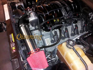 Black Red Air Intake Kit Filter For 2005-2010 Chrysler 300C 5.7L 6.1L SRT8 V8 - Picture 1 of 1