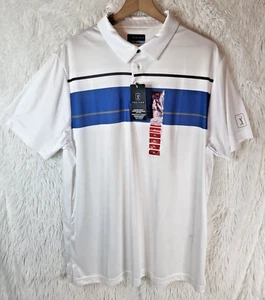 PGA TOUR MENS SHORT SLEEVE POLO GOLF SHIRT XL MOISTURE WICKING STRETCH SHLDR NWT - Picture 1 of 17