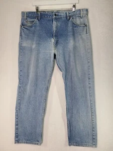 Vtg Levi’s 505 Jeans Regular Fit Straight Leg Orange Tab USA Made 42x32 - Picture 1 of 14