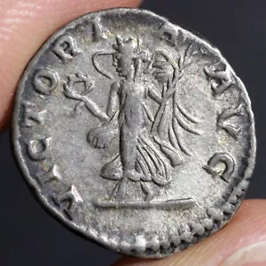 Emperor Elagabalus Denarius Ancient Roman Empire Silver Coin 218AD VICTORIA AVG - Picture 1 of 5