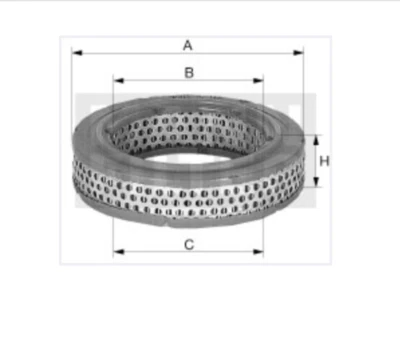Mann-Filter C 2135 Air Filters for Morgan Four Ford Capri - image 1 of 2