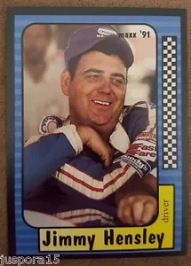 1991 Jimmy Hensley Card 20 of 240 Maxx Collection Race Cards - Picture 1 of 2