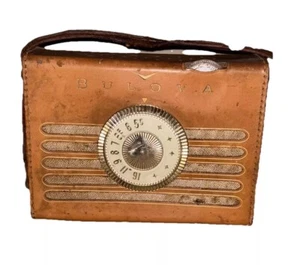 Bulova 1957 Series 240 3 Way Portable Radio - Rawhide Watch Precision  - Picture 1 of 4