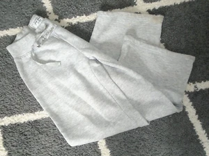 GAP GIRL- XLGE (12) GRAY / WARM FLEECE LINED ATHLETIC PANTS - MINOR DEFECT - Picture 1 of 2