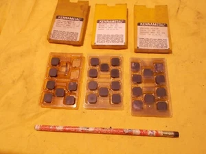 LOTE de 27 INSERTOS DE CARBURO KENNAMETAL SNU 438 torno indexable molino brocas de torneado - Imagen 1 de 3