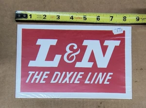 L&N Louisville & Nashville Railroad Sticker Railflags Decals - Picture 1 of 4