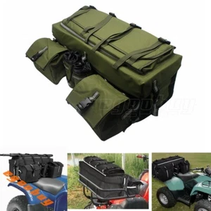 ATV Rear Luggage Rear Rack Gear Bag For Sportsman TRX450R LTR450 LTZ400 KFX400 - Picture 1 of 7
