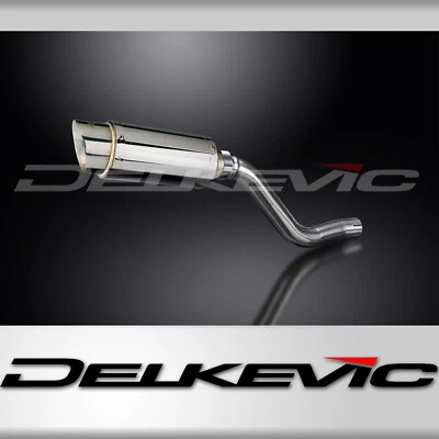 Kawasaki KLR650C 1995-2003 Slip On 8" Round Stainless Exhaust Muffler Kit - Image 1 of 4