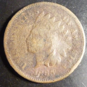 Indian Head Cent 1865 Bronze AG #20 - Bild 1 von 2