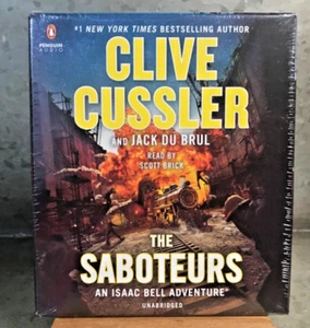 The Saboteurs Clive Cussler & Jack Du Brul Audiobook 9 CD 11 Hrs NEW Sealed 2021 - Imagen 1 de 6
