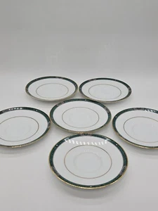 Juego de 6 platillos Noritake Emerald Crest - Imagen 1 de 4