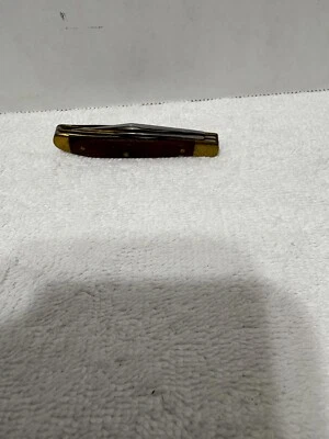 CUCHILLO CAMILLUS 2 HOJAS MANGO MADERA CACAHUETE Foto 1 de 3