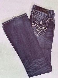 Rock Revival Jen Boot Jeans Damen Blue Denim Größe 28 - Bild 1 von 8