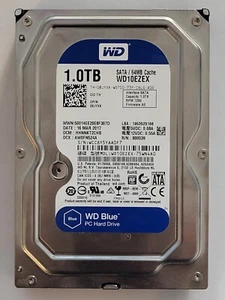 WD10EZEX-75WN4A0, DCM: HHNNKT2CHB, MAR 2017, Western Digital 1Tb 3.5" Sata HDD - Imagen 1 de 2