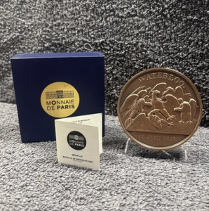 Schwere Bronze 2015 Monnaie de Paris Schlacht von Waterloo Medaille in Box + Zertifikat - Bild 1 von 13