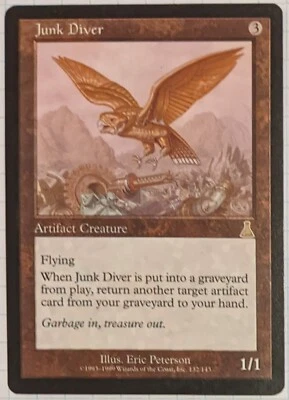 MTG Junk Diver LP Rare 132/143 UDS Urza's Destiny - Image 1 of 4