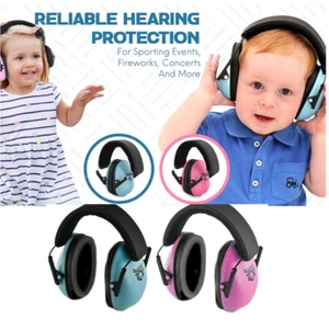 Baby Girls Boys Hearing Protection Ear Muffs Kids Noise Cancelling Headphone - Picture 1 of 45