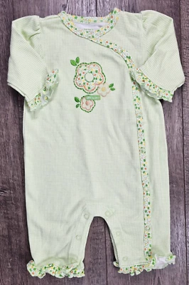 Ropa de bebé niña Carter's 3 meses verde con volantes Little Sweetie Outfit Foto 1 de 3