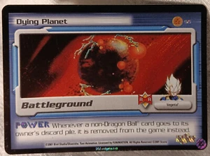 Dying Planet Holo Foil Rare 91 Score 2001 DBZ TCG - Android Saga - Picture 1 of 2