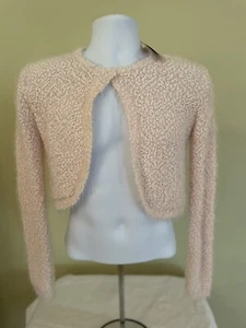 Primark Girls Pink Cardigan Sweater with Silver Sparkles Size 12-13 Years NWT - Picture 1 of 10