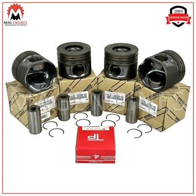 13101-30200-02 PISTON & RING SET TOYOTA 1KD-FTV FOR HILUX FORTUNER LC PRADO 3.0L - Image 1 of 4